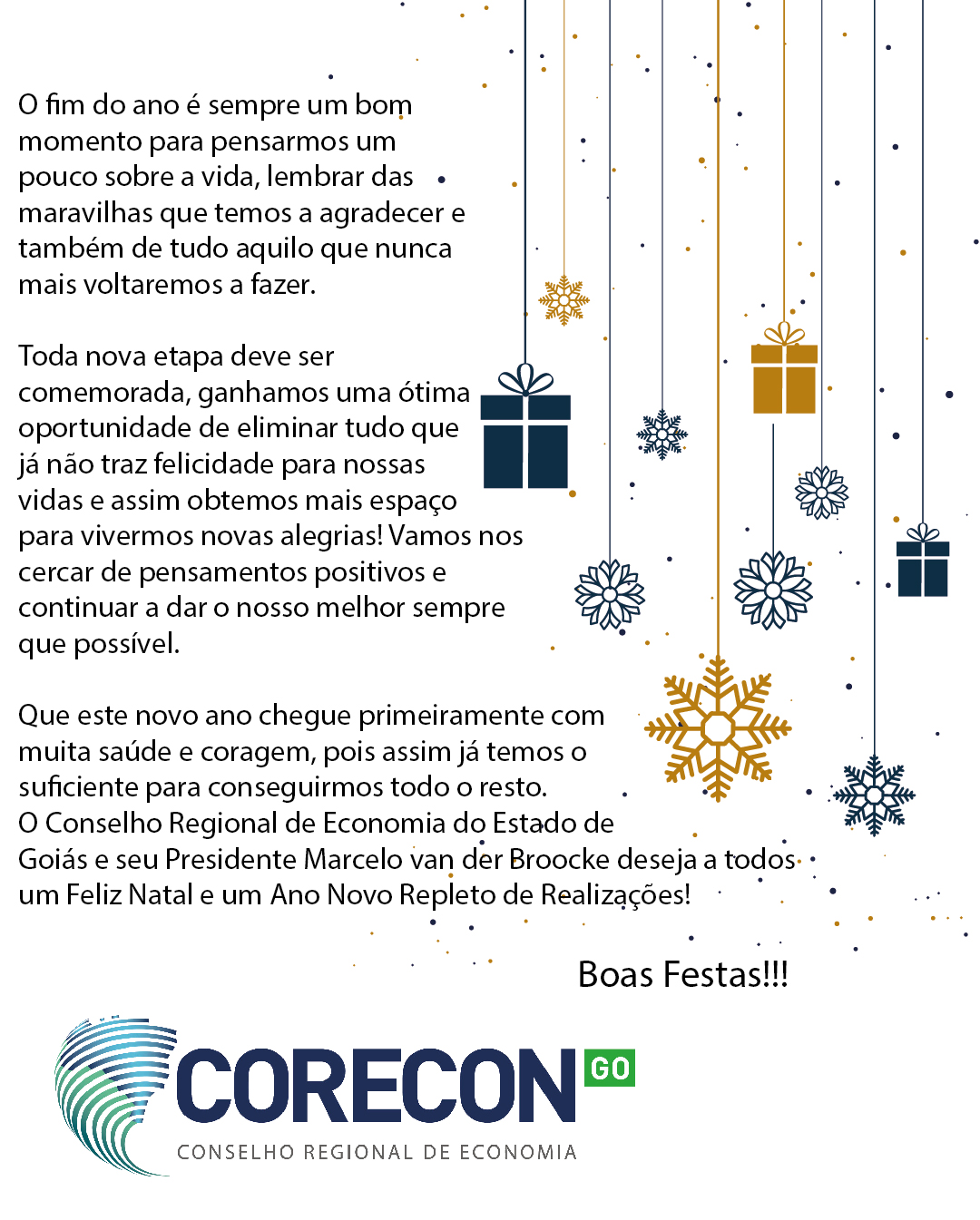 Funcionamento do Coren-ES no período de Natal e Ano Novo