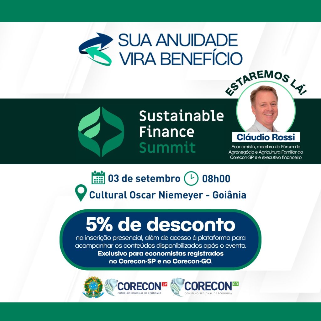 Corecon-SP e Corecon-GO participam do Sustainable Finance Summit 2026